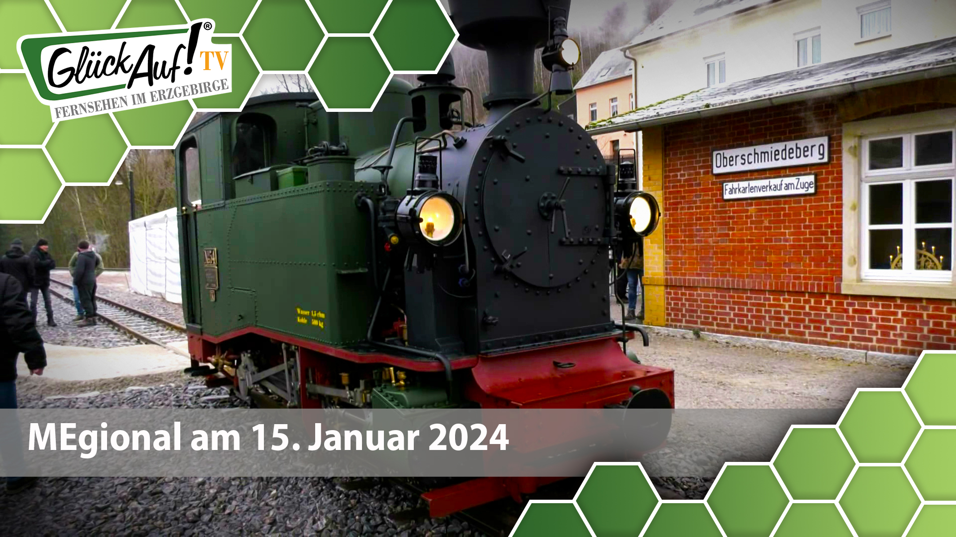 MEgional am 15. Januar 2024 mit den Plänen der Preßnitztalbahn