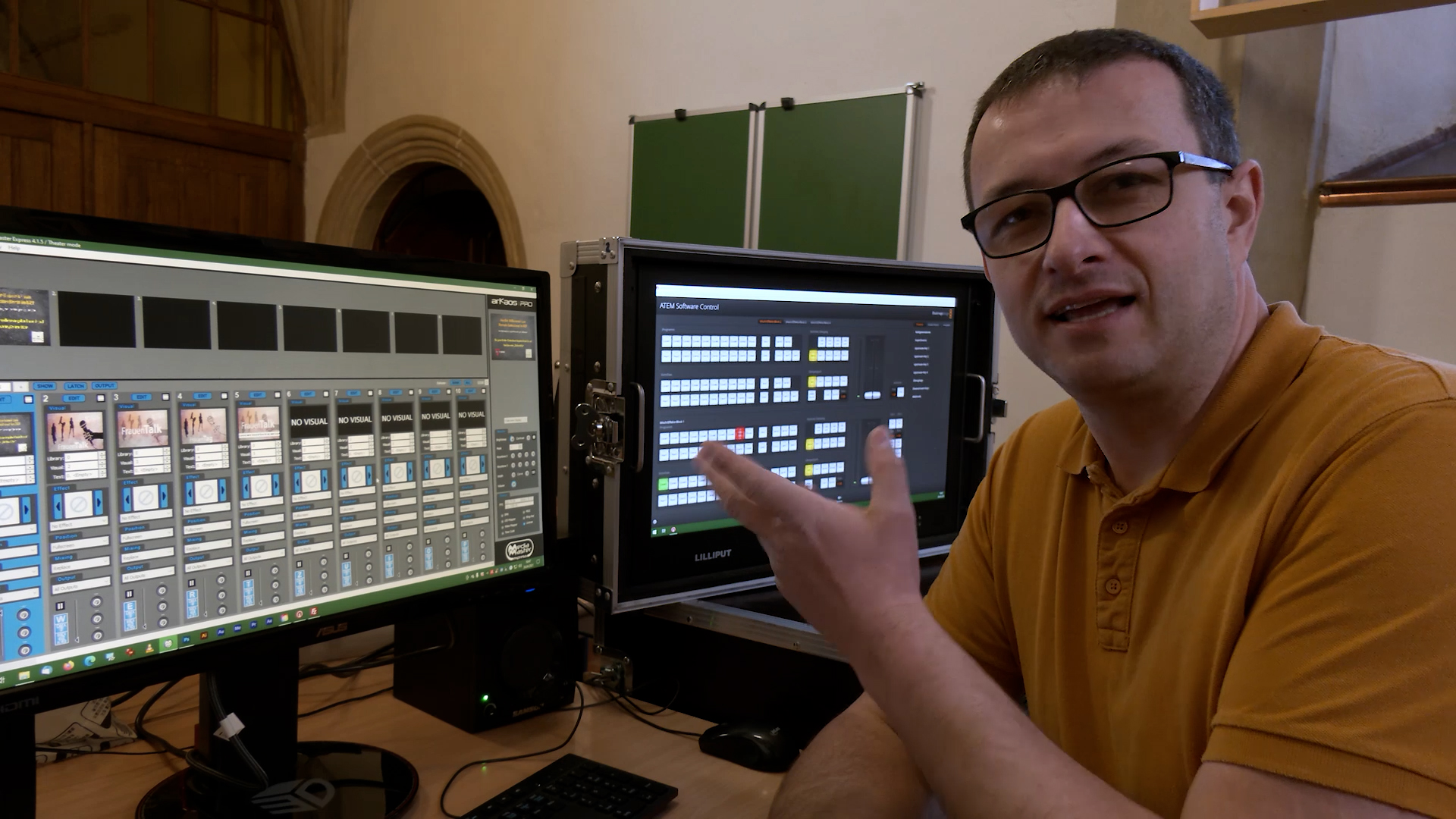 MEgional am 26. April 2021 mit den Vorbereitungen zum Berggottestdienst 500 Jahre Bergstadt Marienberg