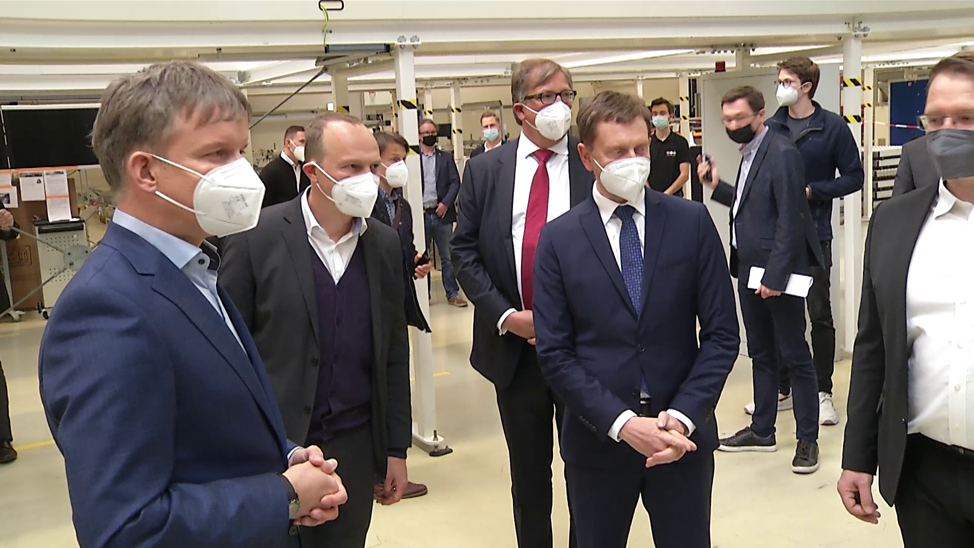 MEgional am 29. Mai 2021 mit dem Produktionsauftakt beim Solarhersteller Meyer Burger in Freiberg MEgional am 29. Mai 2021 mit dem Produktionsauftakt beim Solarhersteller Meyer Burger in Freiberg