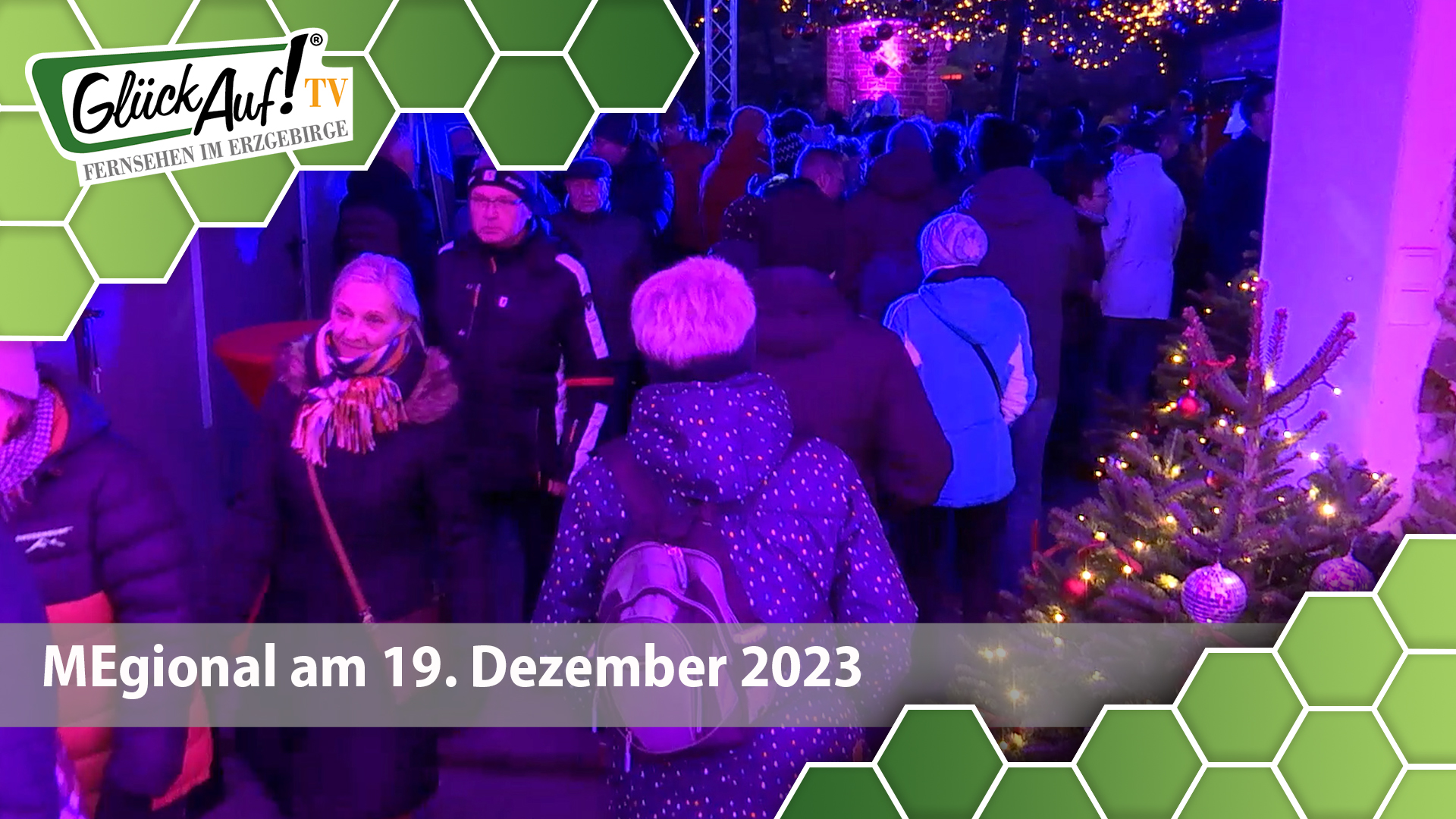 MEgional am 19. Dezember 2023 mit den Advent in den Höfen in Marienberg 