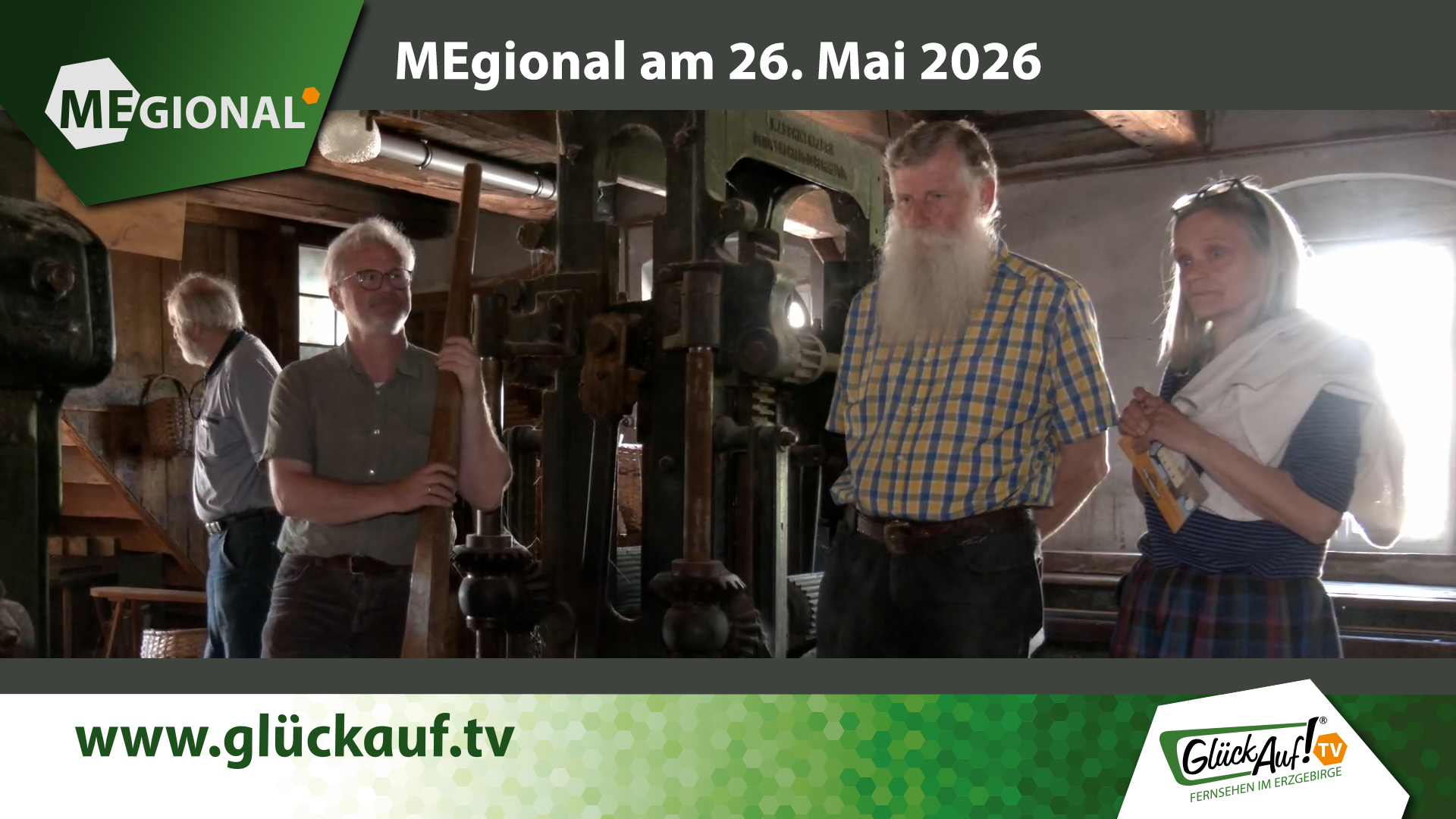 MEgional am 26. Mai mit dem Thema: Pfingstgottesdienst in Kriebstein