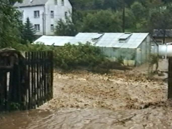 Hochwasser im Grünauer Tal