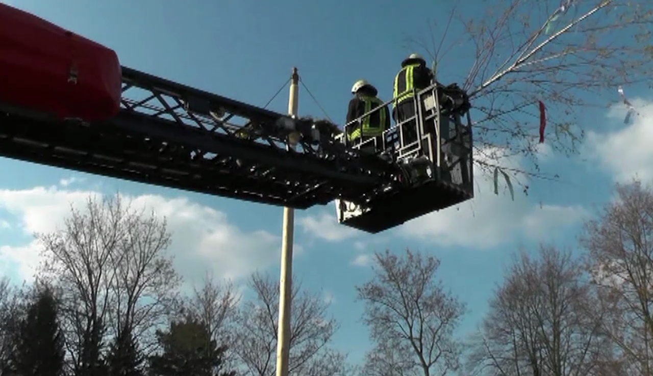 MEgional mit dem Maibaumsetzen in Pockau-Lengefeld