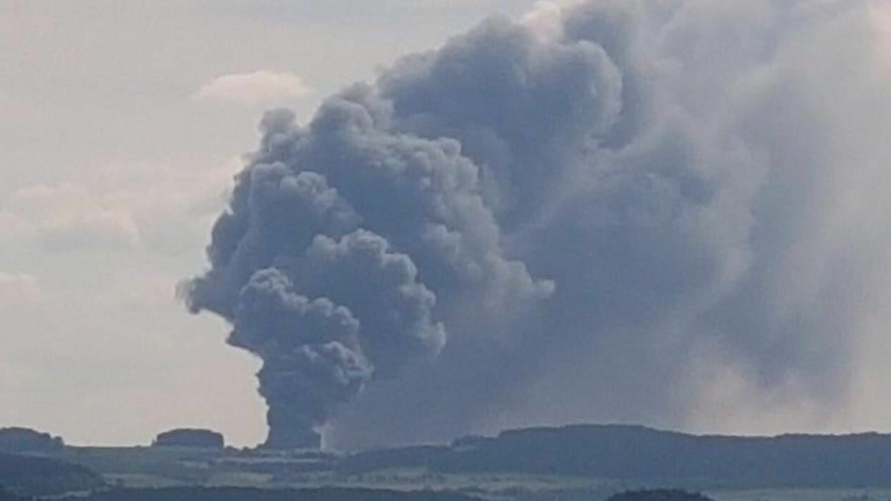 MEgional mit dem Einsatz der hiesigen Feuerwehren in Elterlein