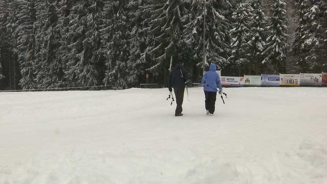 MEgional mit den Schneebedingungen in der Region