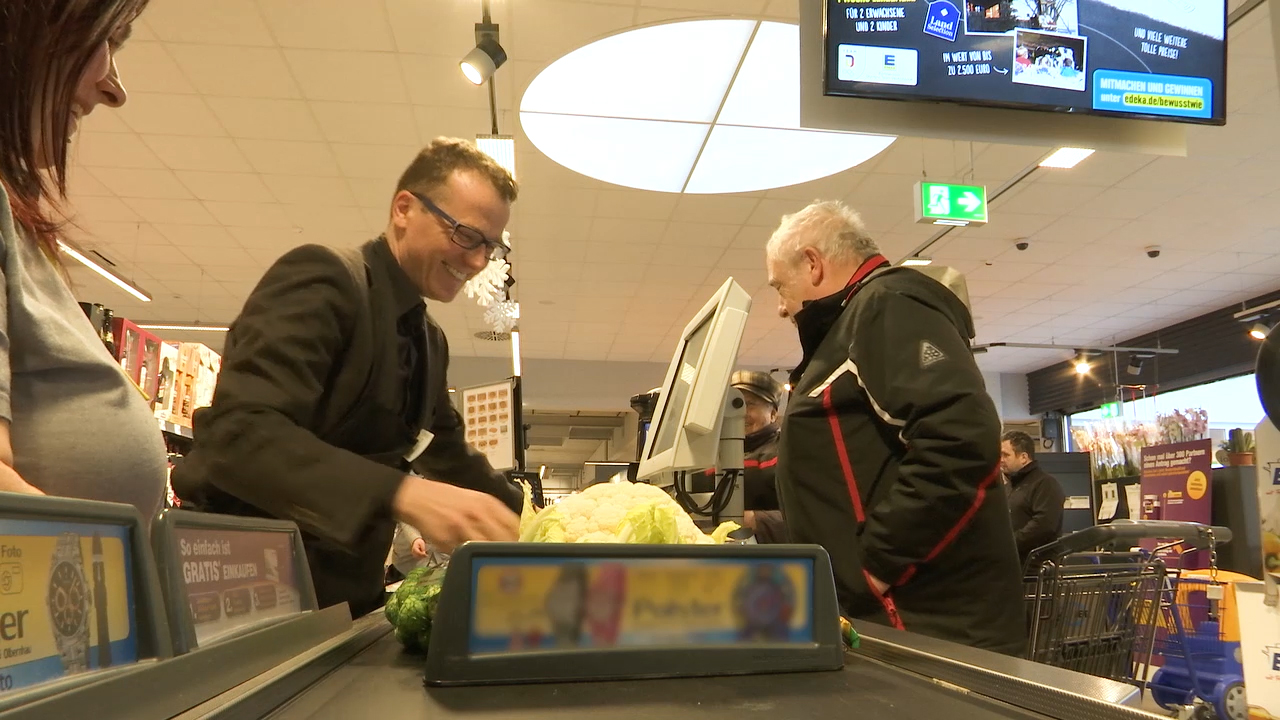 MEgional mit einem Bundespolitiker der abkassiert