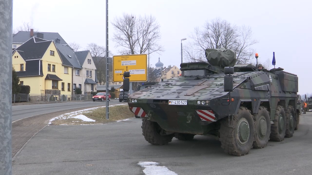 MEgional mit dem Rücktransport der Ausrüstung der Marienberger Jäger