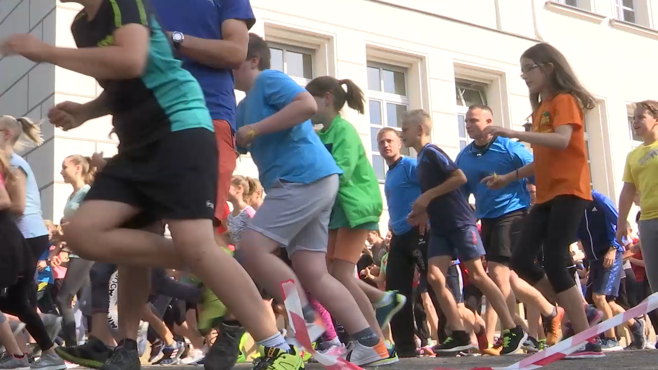 MEgional mit dem Spendenlauf am Gymnasium