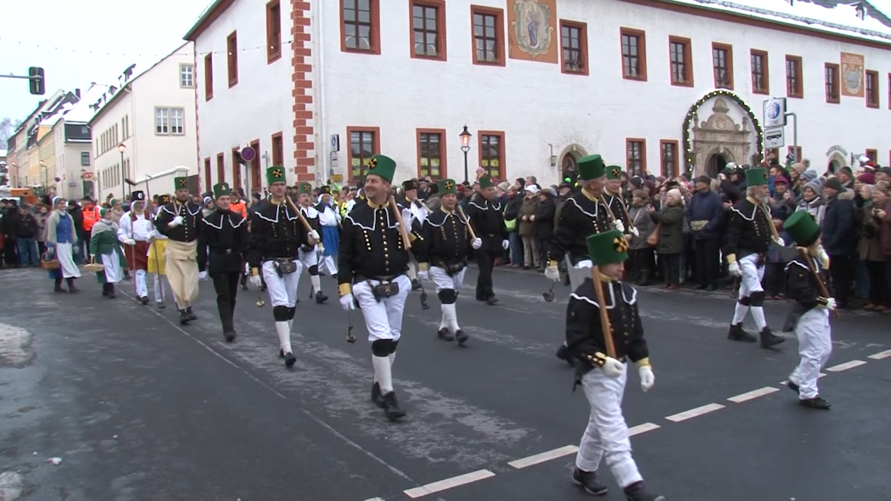  MEgional am 17. Dezember mit der Bergparade in Marienberg