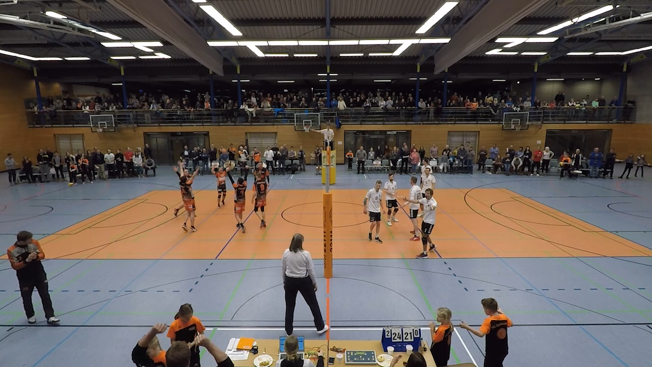 MEgional am 4. Februar mit dem Volleyball-Spiel der VC Männer