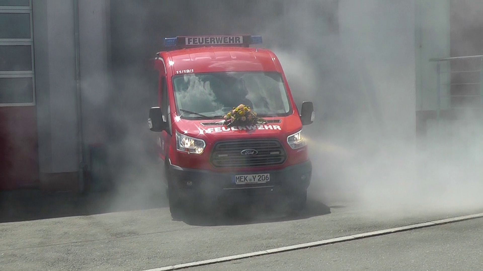 MEgional am 07. Juni 2019 mit einem neuen Fahrzeug für die Feuerwehr Drebach