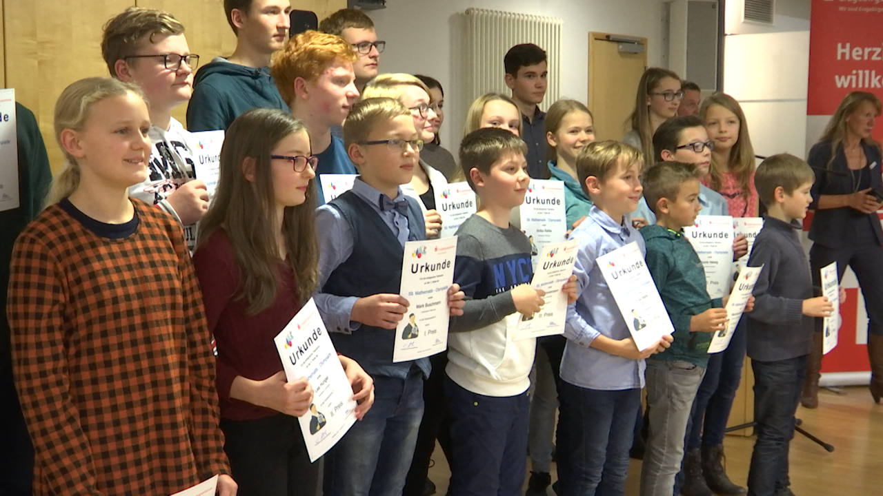 MEgional am 22. November 2019 mit Mathe-Assen aus der Region