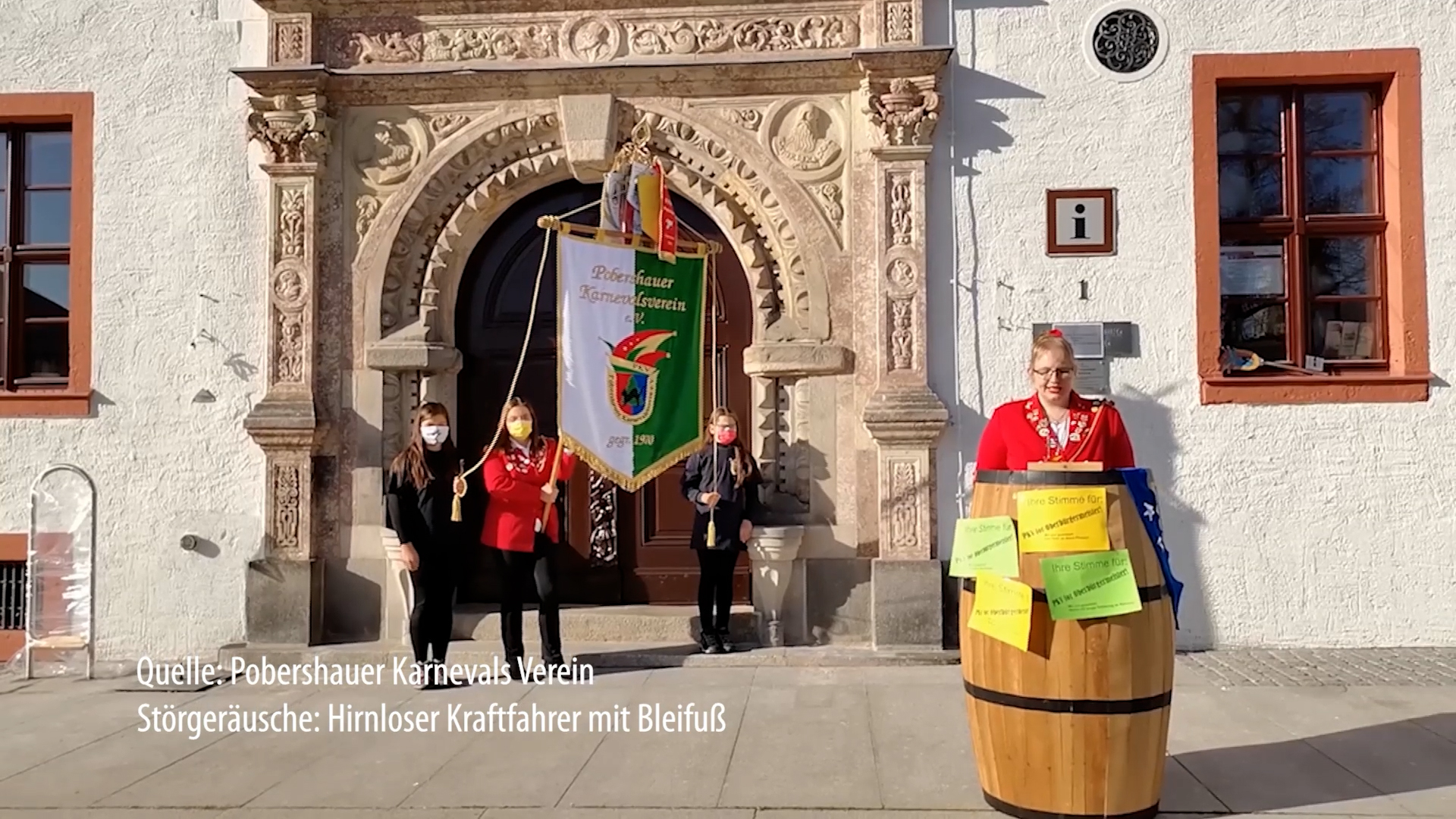 MEgional am 12. November 2020 mit Narren, die die Stadtherrschaft übernehmen MEgional am 12. November 2020 mit Narren, die die Stadtherrschaft übernehmen