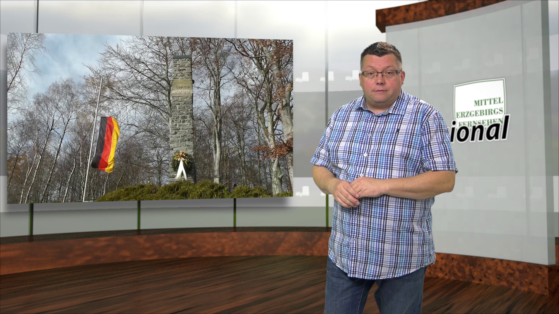 MEgional am 23. November 2020 mit dem Ehrenmal auf der Morgensternhöhe MEgional am 23. November 2020 mit dem Ehrenmal auf der Morgensternhöhe