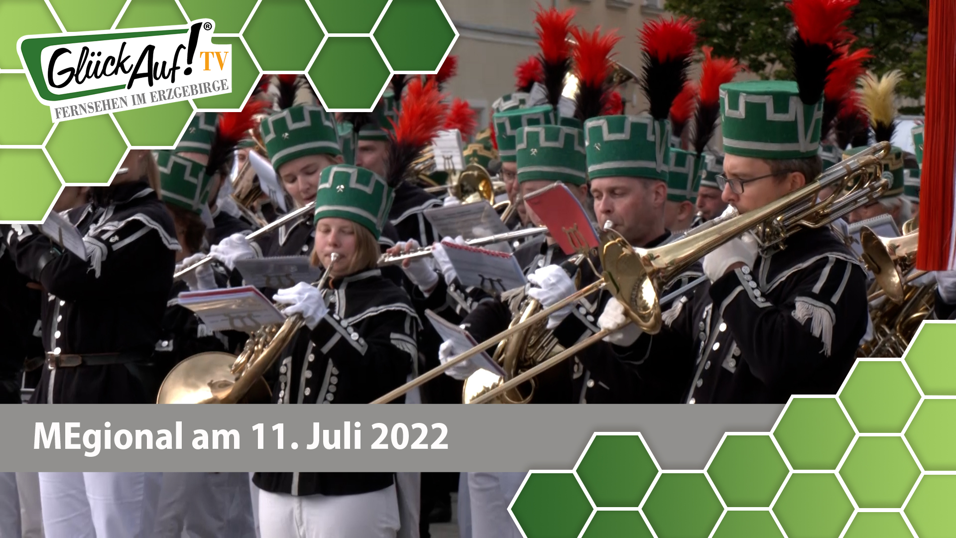 MEgional am 11. Juli 2022 - mit der Bergparade zum Stadtgeburtstag