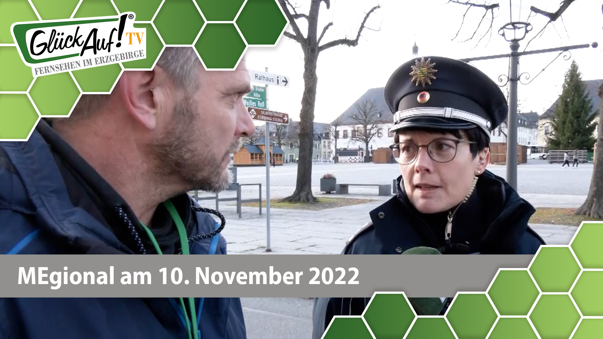MEgional am 10. November 2022 - mit einer Zweimann-Demo in Marienberg