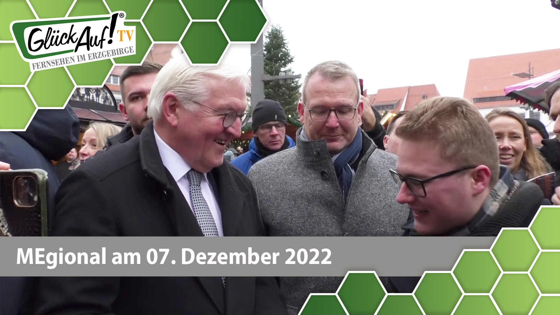 MEgional am 07. Dezember 2022 - mit dem Besuch des Bundespräsidenten in Freiberg