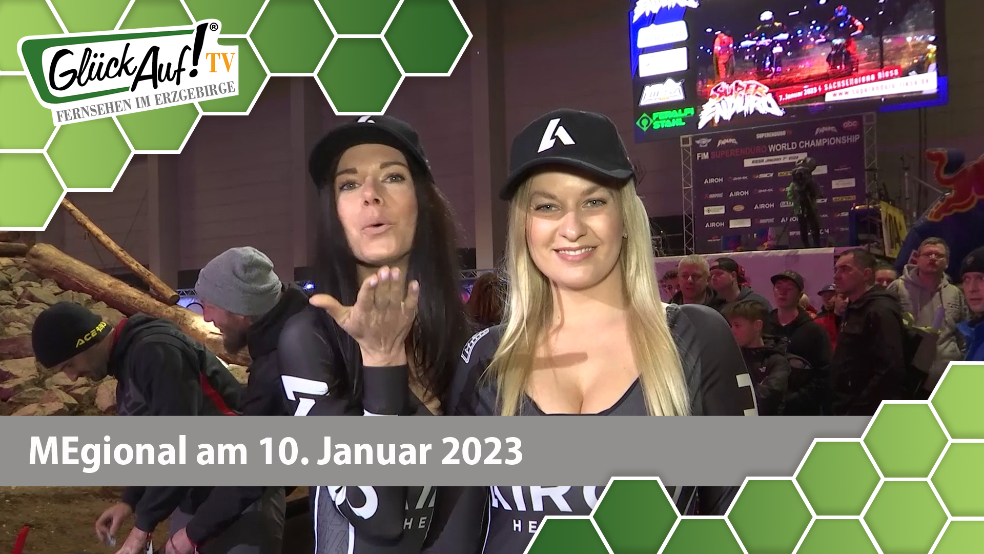 MEgional am 10. Januar 2023 - mit dem SuperEnduro WM Lauf in Riesa