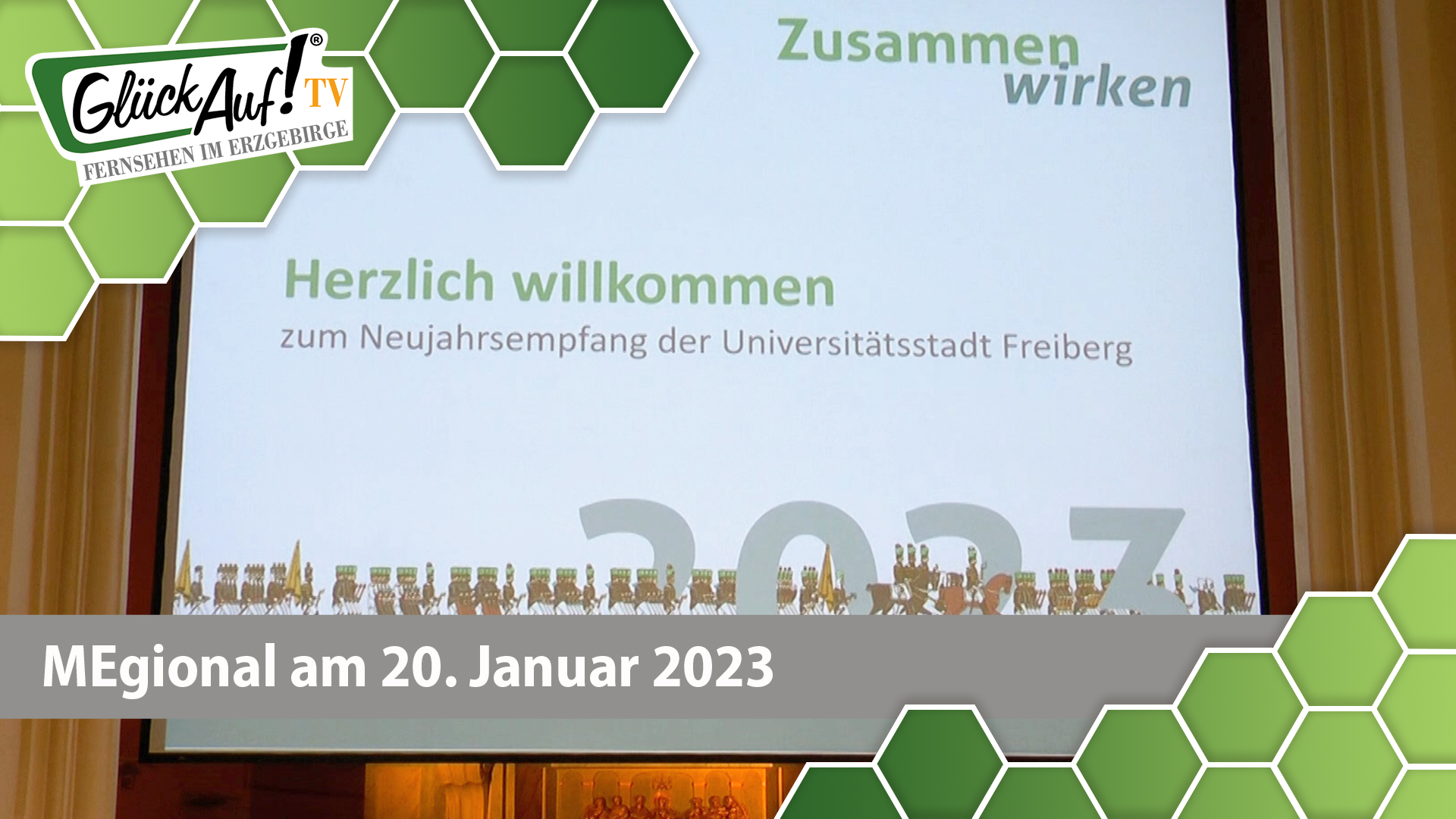 MEgional am 20. Januar 2023 - mit dem Neujahrsempfang in Freiberg
