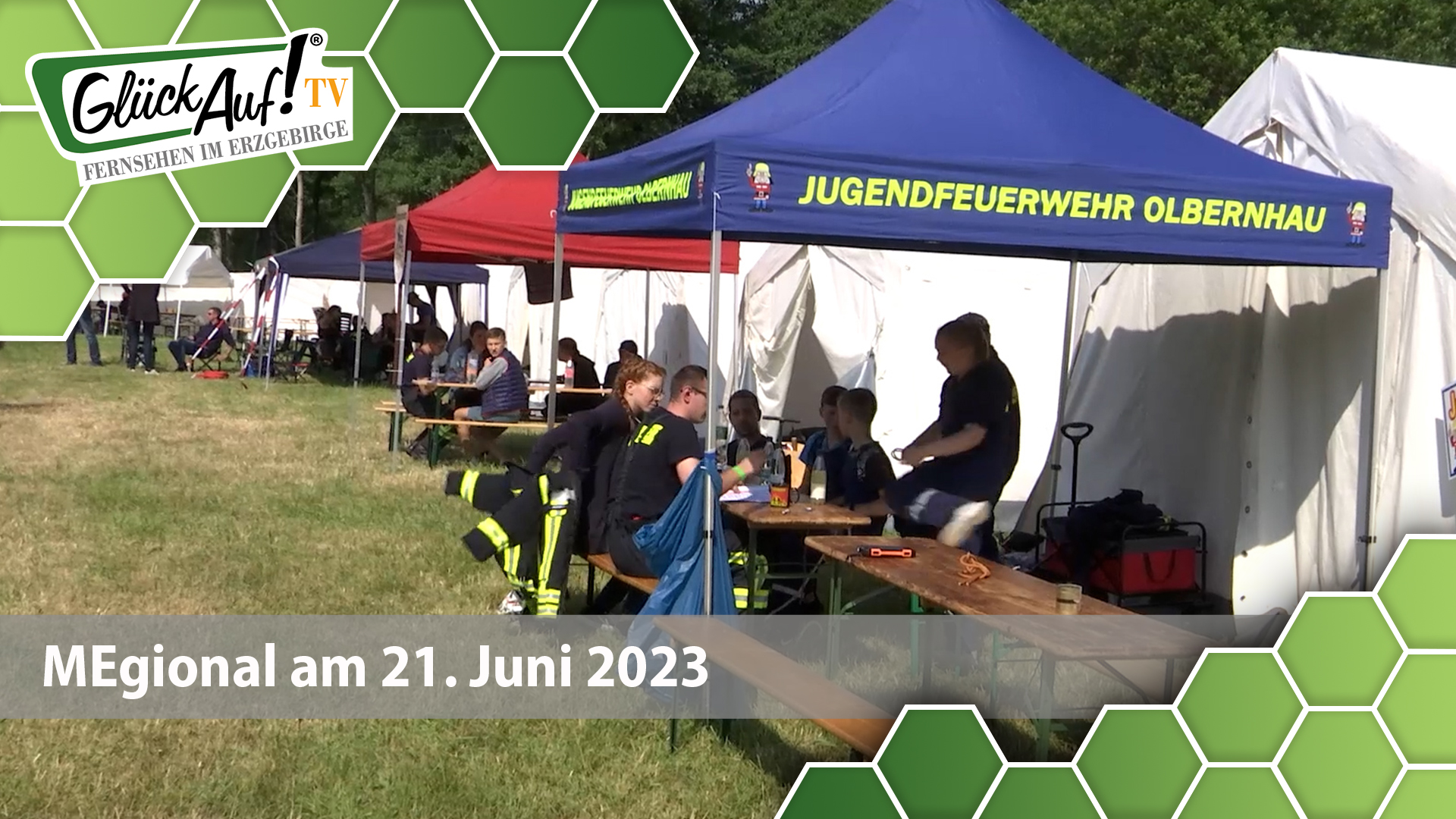 MEgional am 21. Juni 2023 u.a. mit den Feuerwehrtagen in Olbernhau 
