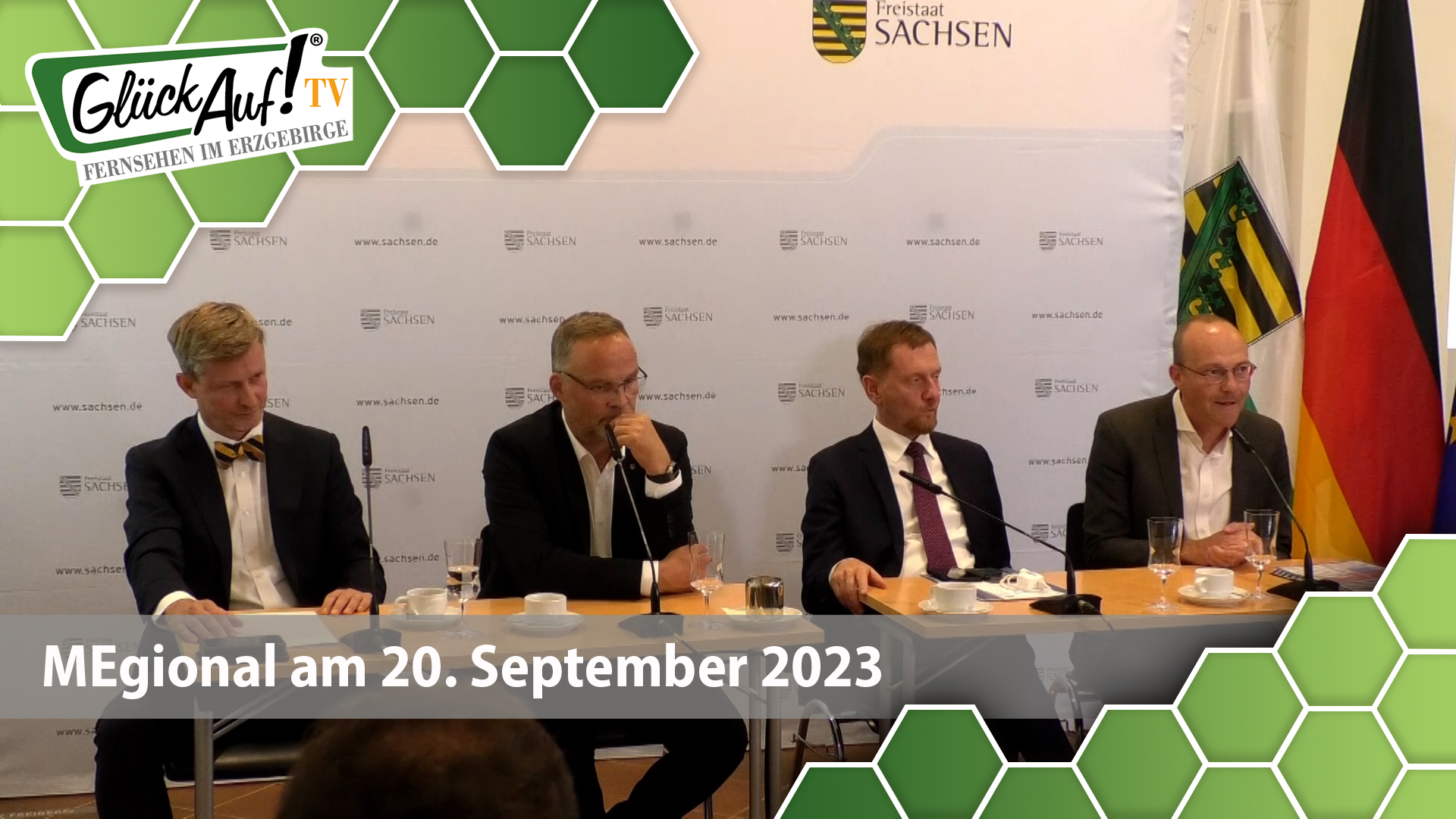 MEgional am 20. September 2023 mit der Kabinettssitzung in Freiberg