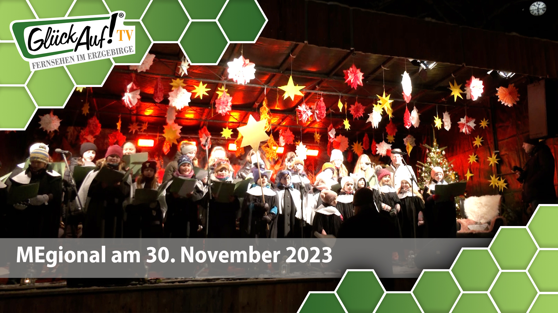 MEgional am 30. November 2023 mit der Weihnachtsmarkteröffnung in Marienberg