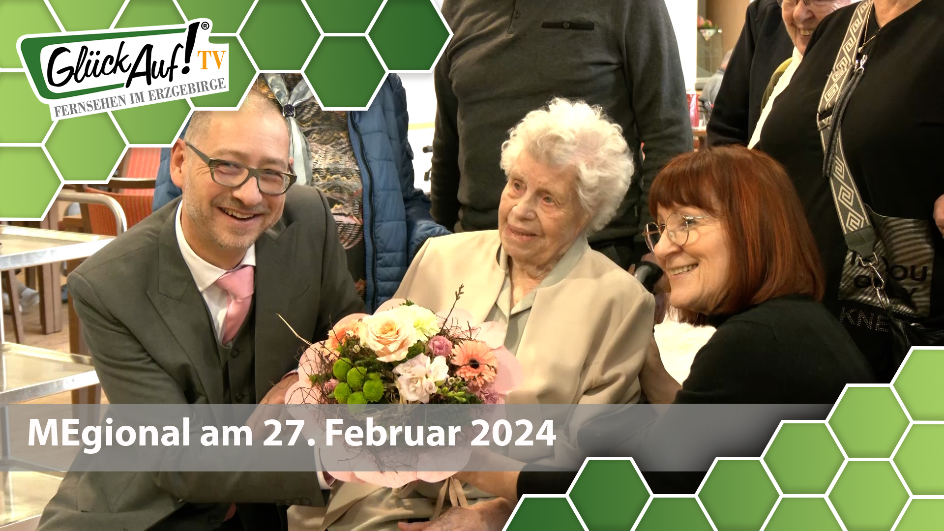 MEgional am 27. Februar 2024 104 Jahre- Älteste Freibergerin feiert ihren Geburtstag