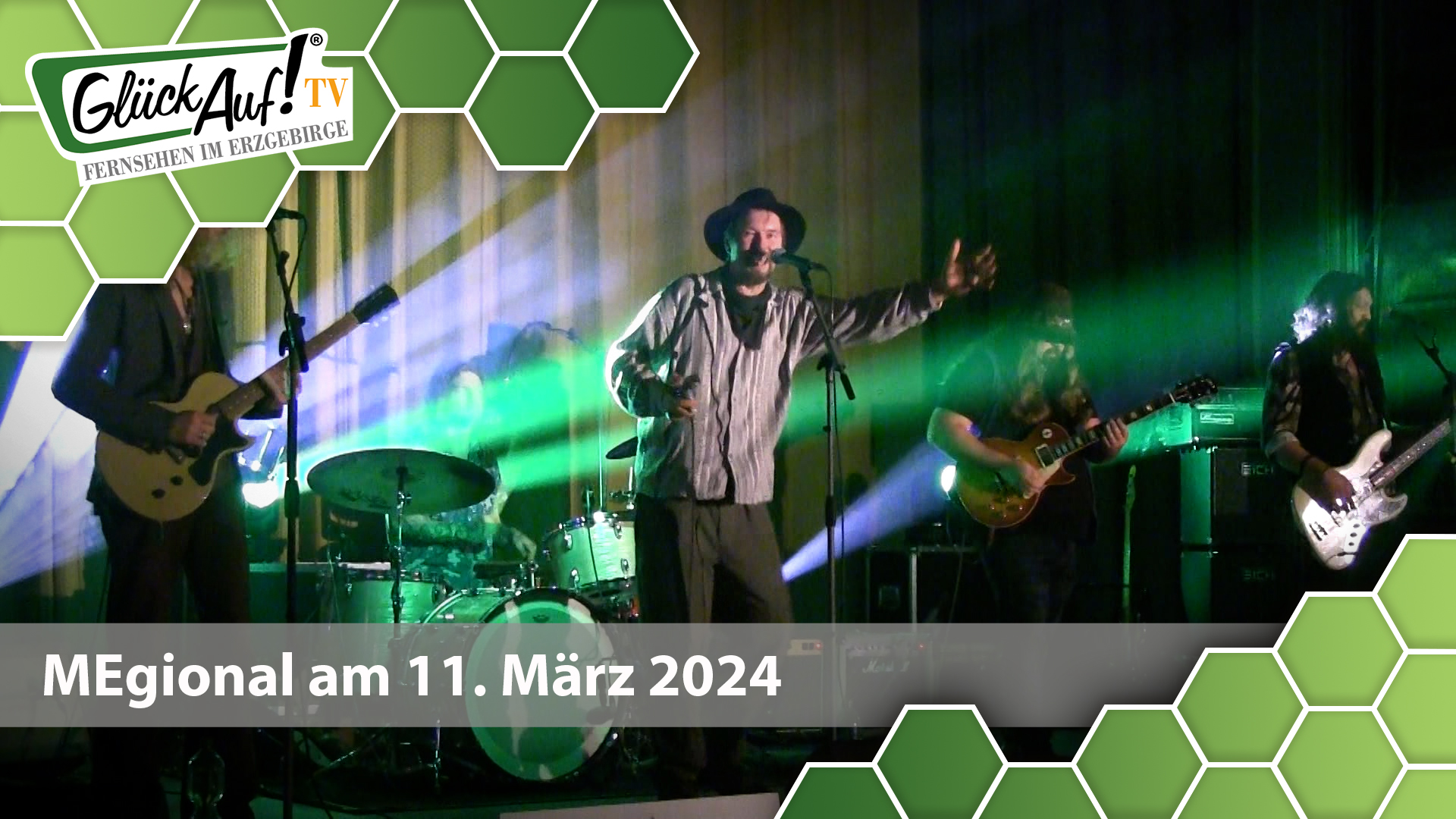 MEgional am 11. März 2024 mit der Stone Water Band in Oederan
