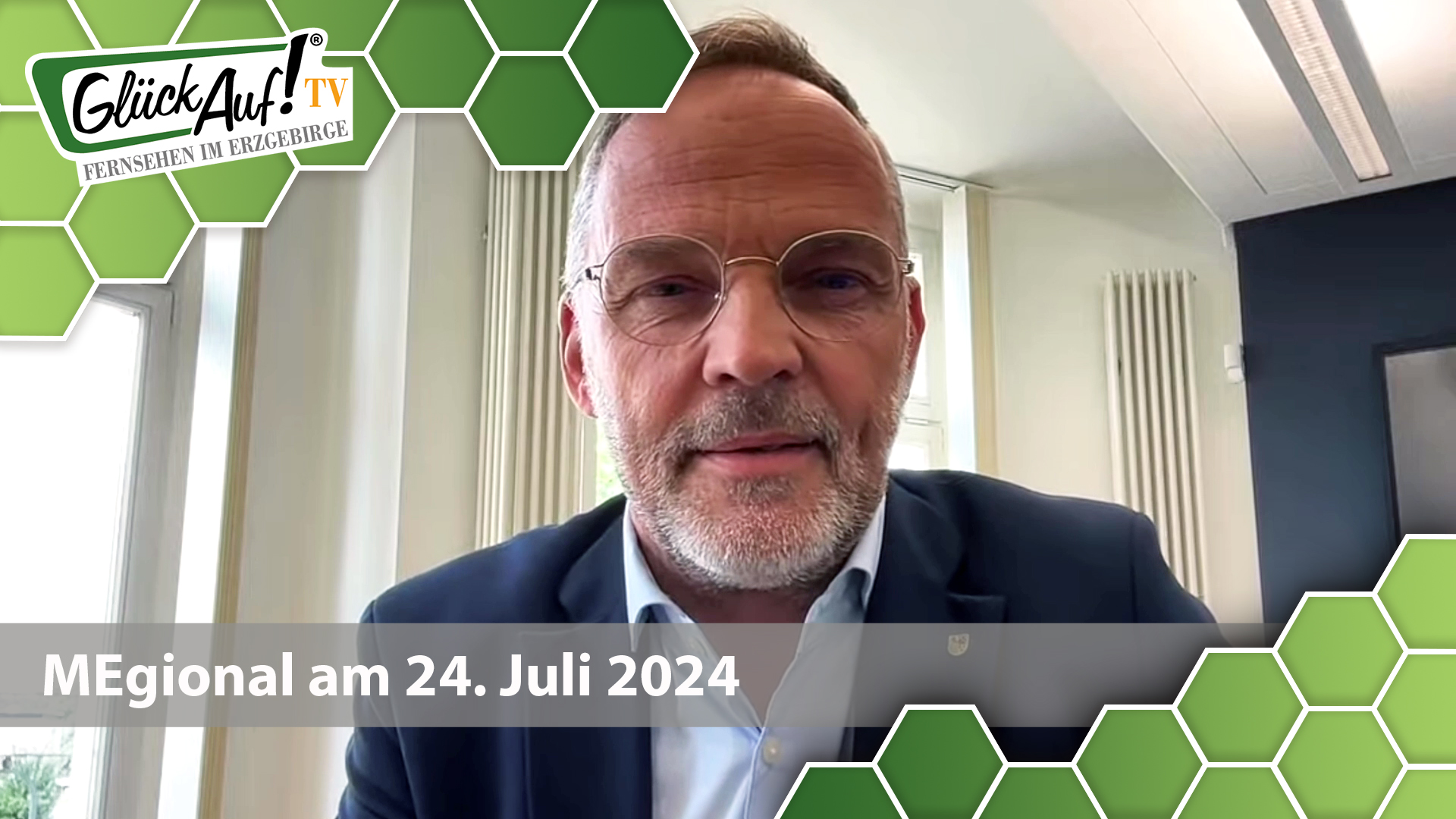 MEgional am 24. Juli 2024 mit der Rücktritts-Erklärung von Landrat Dirk Neubauer