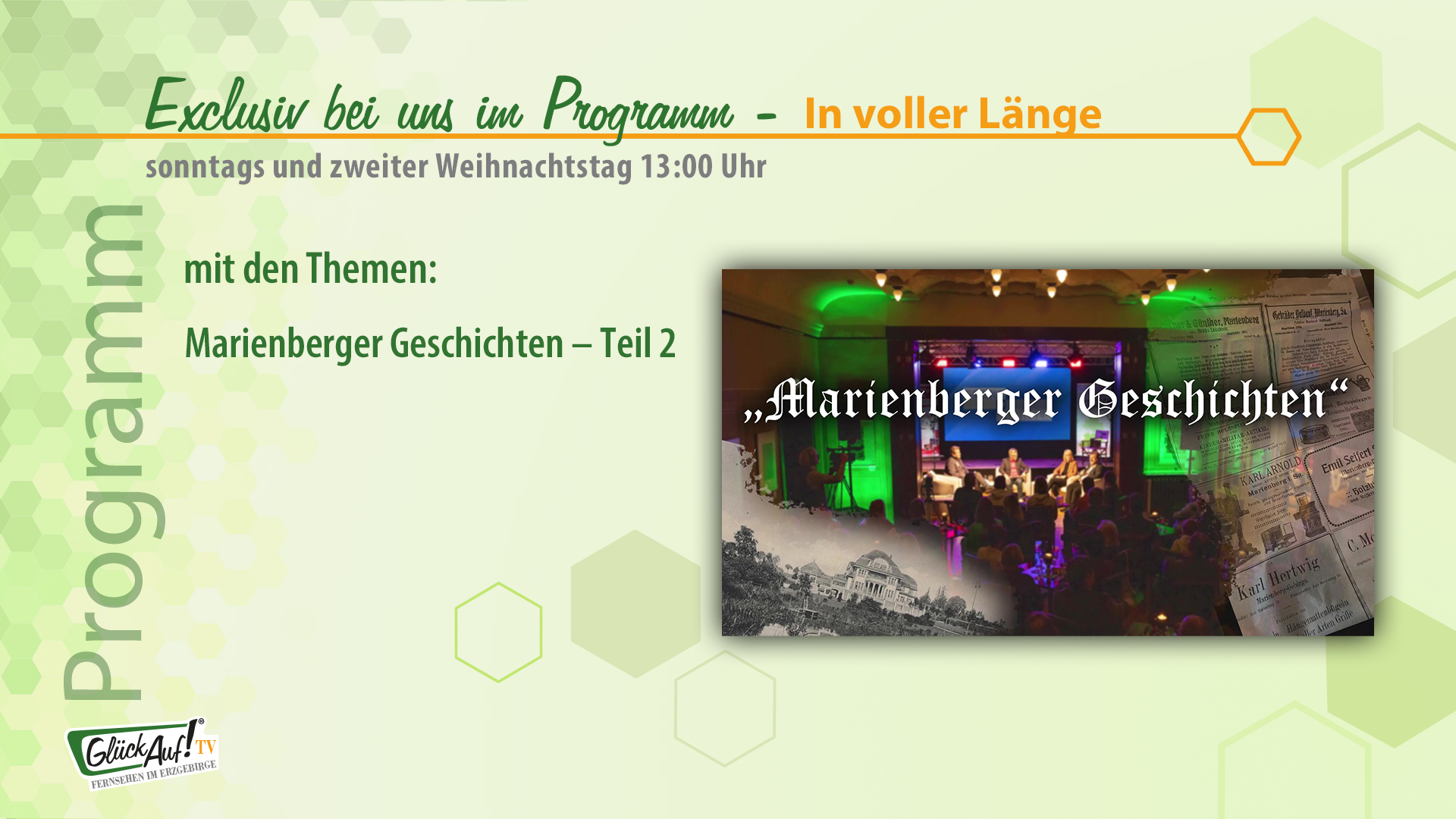 Bei uns im Erzgebirge - historisch ab 20.12. Bei uns im Erzgebirge - historisch ab 20.12.