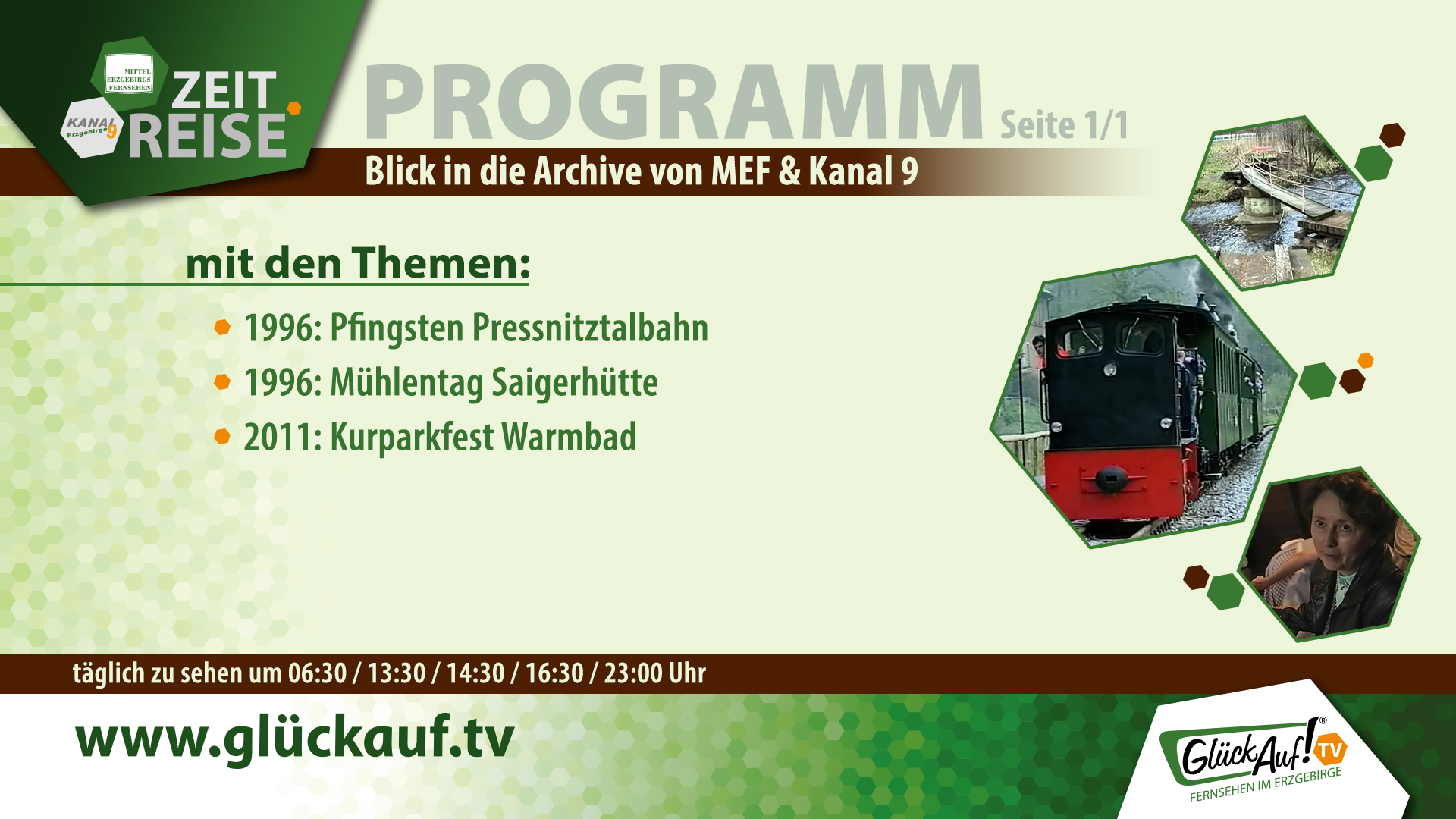 Glück Auf! TV - Zeitreise vom 23.05. bis 29.05.